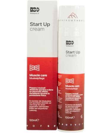 Bodsync Start Up Cream 100ml - Thermo-Active Muscle Preparation Cream for Sports | Quality Made in South Tyrol - Buy Online on GoSupps.com