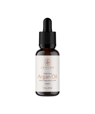 100% Pure Moroccan Argan Oil for Skin Hair & Nails. Cold-Pressed Argan Oil - (30ml/1oz)