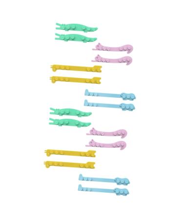 Healvian 16 pcs clothes rack tab face mask hanger connect