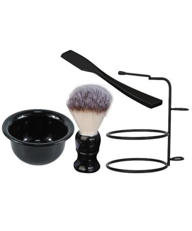 Fomiyes 1 set cleaning brush shaving foam shell shaving razor hand tools suits for men men's suits shaving brushes and bowl beard (bare carrier kit main foam brush man