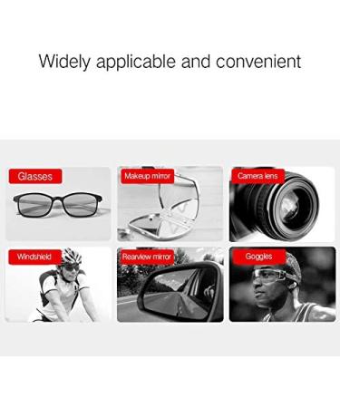 PERFECTSIGHT Microfiber Cleaning Cloth 6 Pack - Safely Clean Glasses, Phones, Cameras, and Screens - 5.7x6.7 Inch Lens Cleaner Cloth - Grey - Buy Online on GoSupps.com