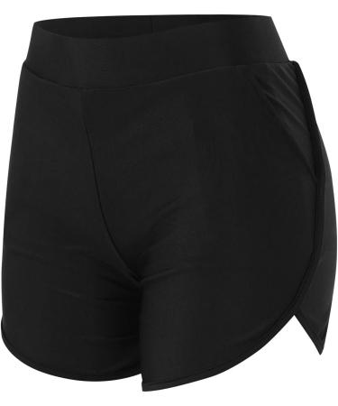 Bavarian Long Women s Beach Shorts | Transparent Bikini Rock Swimwear | Elegant V-Slit Black 3XL - Buy Online on GoSupps.com