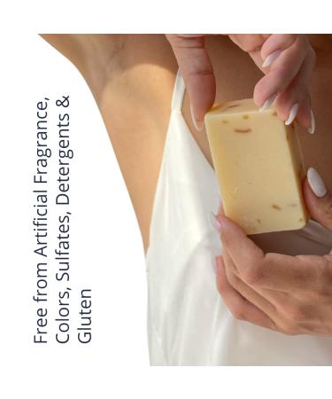 Hygiene Hero Oatmeal Yoni Soap Bar for Genitals 3.25 oz - Vegan, Handcrafted, GMO-Free - Best for Intimate Areas, Underarms, Dark Spots - 1 Pack - Buy Online on GoSupps.com