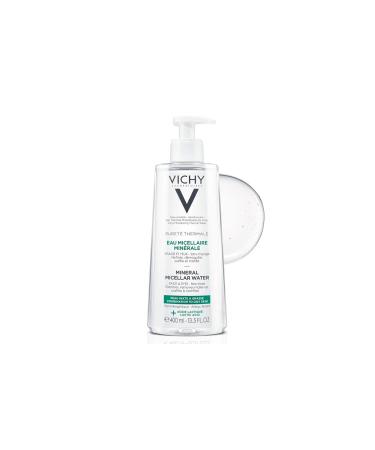 Vichy Puret Thermale Micellar Cleansing Fluid 400 ml - Gentle Makeup Remover for All Skin Types | International Shipping Available - Buy Online on GoSupps.com