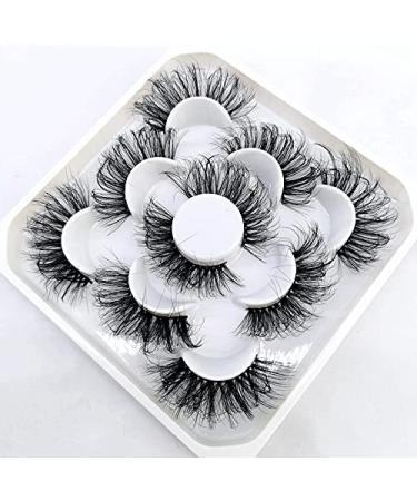 Buy HBZGTLAD 3D Mink Lashes - 25mm Natural False Eyelashes Bulk Pack | Short Wholesale Faux Mink Lashes - Buy Online on GoSupps.com