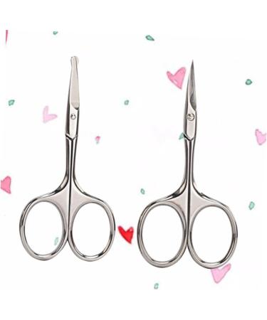 Balacoo 6 Pcs Eyelash & Hair Trimmer Set for Men - Safe Straight Tip Scissors for Eyebrows & Nose Hair - 9.2x4.5cm - Buy Online on GoSupps.com
