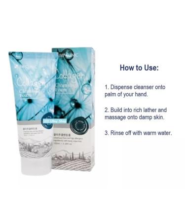 Shop Korea Collagen Cleansing Foam - Hydrating Dead Cell Remover 100ml | UBuy - Buy Online on GoSupps.com