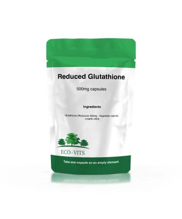Eco-Vits ECO-VITS GLUTATHIONE (reduced) (500 MG) 240 CAPSULES Recyclable packaging Sealed pouch