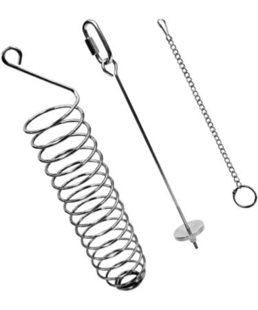 Ruiqas Bird & Chicken Fruit Holder - Stainless Steel Vegetable Feeder Basket for Foraging - Buy Online on GoSupps.com