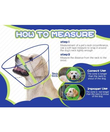 Kuoser Rescue Dog Collar - Adjustable Leak Protection for Dogs Prevent Bite & Wound Leakage - Comfortable Fit for Neck 34-40cm - Blue - Buy Online on GoSupps.com