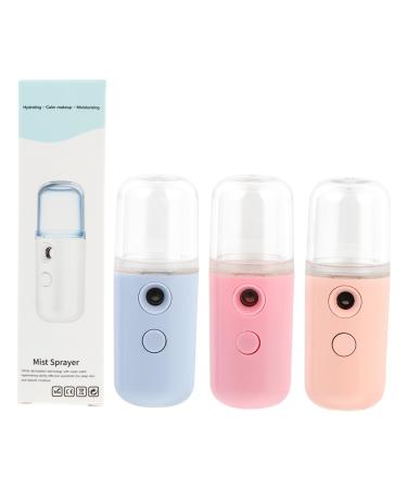 Didiseaon 4pcs Small Pill Hydrating Instrument Face Steamer Eyelash Extensions Beauty Sprayer Usb