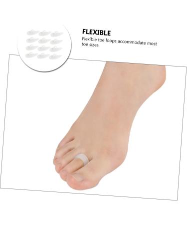12pc Silicone Gel Middle Toe Support Pads Set - Foot Cushions for Running, Hammer Toe Relief & Toe Separation - Buy Online on GoSupps.com