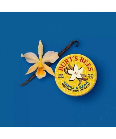 Burt's Bees Vanilla Bean Lip Balm Tin 0.3 oz - Buy Online on GoSupps.com