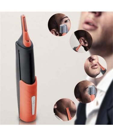 Yinhing Electric Nose Hair Trimmer Multifunctional Beard Trimmer and Hair Clipper with LED Light 2 Combs for Men with Sensitive Skin ORANGE Orange - Buy Online on GoSupps.com