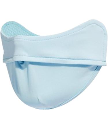 UPF 50+ Sun Protection Facial Cover for Women | Breathable UV Face Mask - Fast-Drying Blocks UVA & UVB Rays - Blue - Buy Online on GoSupps.com