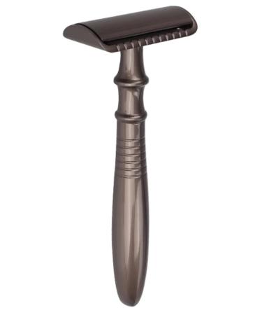 Buy Black Noble Reuser Razor - Stainless Steel Precision Razor for Gentle Skin-Friendly Wet Shaving | Includes 5 Classic Razor Blades - Buy Online on GoSupps.com