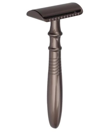 Razor planing black noble reuser razor for classic razor blades made of stainless steel including 5 sounds particularly gentle thorough skin -friendly wet shaving precision razor - Buy Online on GoSupps.com