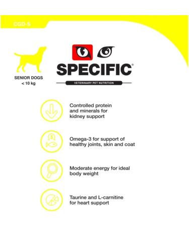 SPECIFIC Canine Senior CGD-S Small Breed 1 kg - Buy Online on GoSupps.com