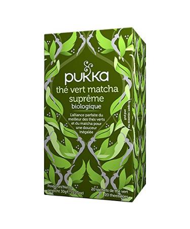Pukka - Th Vert Matcha Supr me Bio - 20 Sachets - Vendu par unit