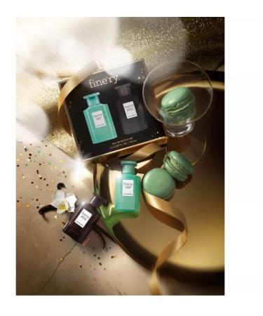 fine'ry. Mini EDP Duo - Pistachio/Sweet On the Outside Gift Set - 0.5 fl oz - Buy Online on GoSupps.com