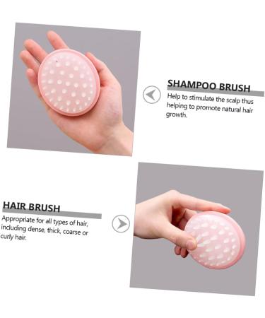 FRCOLOR 2 STK Shampoo Comb & Baby Bottle Brush - Vintage Folding Pink Hair Massage Brush for Kids - Soft Rubber for Gentle Cleaning & Hair Stimulation - Buy Online on GoSupps.com