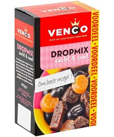 Venco Liquorice Drop Mix Soft & Sweet (Zacht & Zoet) 475 g (16.8 oz) 1 Box - Buy Online on GoSupps.com