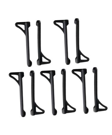 Housoutil 1 set 5 pairs of non -slip sleeves for glasses legs glasses hangers frame ear handles socks socks for glasses bruises silicone glasses sleeves glasses holder glasses pebble gel accessories