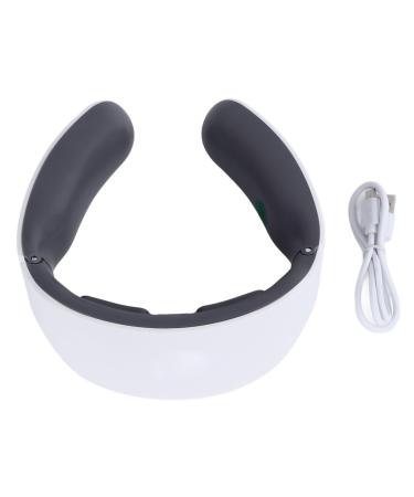Qcwwy neck massager cervical massage device neck protection multifunctional intelligent pulse vibration massage electrical 8 intensity levels for neck and shoulder