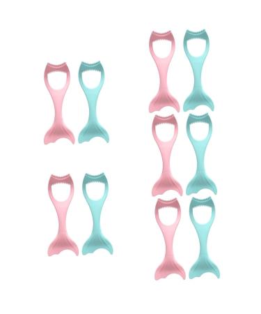 Balacoo 10 Pcs Mascara Brush Tools Eyeliner Stencil Eyeliner Aid Eyeliner Applicator Tool Silicone Eyeliner Mascara Drawing Aid Tool Protection Bridegroom Guide 15X5.7CM