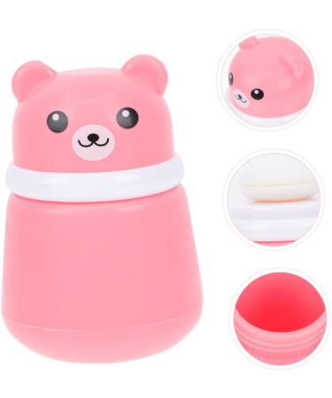 Balacoo 2pcs Body Powder Box Body Powder Puff Loose Powder Containers Refillable Cosmetic Containers Travel Pink 10x7cm - Buy Online on GoSupps.com