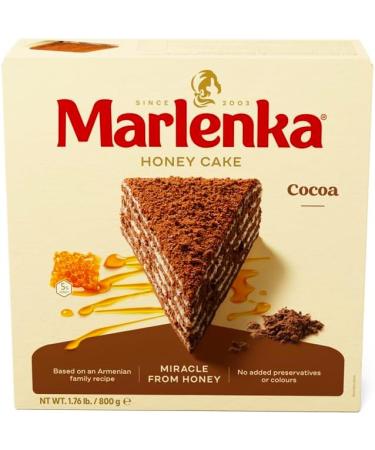 MARLENKA 3+1 Honey Cake Mix 4 x 800 g Traditional Czech Cake for Desserts & Gift Packages Delicious Honey Cake Giftbox Honey Cake for Special Occasions - Buy Online on GoSupps.com