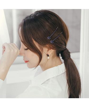 Beaupretty 4 Pieces Blue Rhinestone Snowflake Hair Clips Snowflake Hairpins Christmas Hair Clips Barrettes for Wedding Prom Christmas Party - Buy Online on GoSupps.com