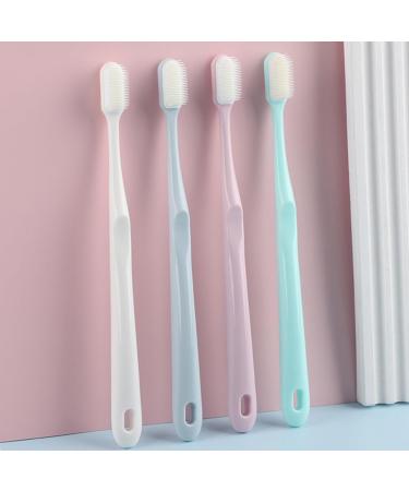 Buy Healvian Eco-Friendly Charcoal Toothbrushes 4 Pack Plastic-Free Organic Bristles for Women - Buy Online on GoSupps.com
