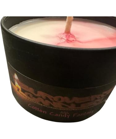 Neuroverse Candles - Handcrafted 4oz Cotton Candy Fantasy Scented Candle in Pink & White Tin Jar | Buy Internationally - Buy Online on GoSupps.com