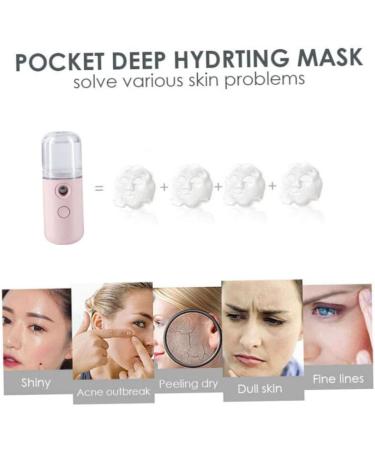 Nano Facial Mister Pink 30ml Mini Water Mister for Face USB Mini Face Mist Nano Mist Sprayer Handy Moisturizing Mist Sprayer Facial Moisturizing Mist Rechargeable Handy Mister for Skin Care - Buy Online on GoSupps.com