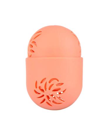 Easy to carry Case Makeup Accessories Mildew proof Makeup Sponge Storage Egg Stand Powder Puff Drying Holder Cosmetic Puff(orange)