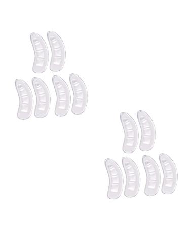 NOLITOY 6 Pairs Anti-wear Stickers for High Heels Heel Heel Pad Heel Pads for Women Clear Heels Inserts High Heel Liners Heels for Women Miss Heel Stickers Non-Slip Gel