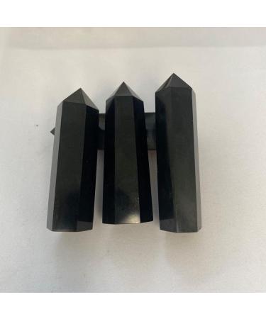 4 pcs Beautiful Natura lobsidian Crystl Pillar Tumble Pocket Crystal Gift Stone|Stones| - Chakra Reiki Balancing - Buy Online on GoSupps.com