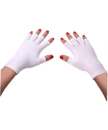 Nail UV Shield Gloves - Anti-UV Sunblock Protective Driving & Manicure Gloves | 1 Pair - Buy Online on GoSupps.com
