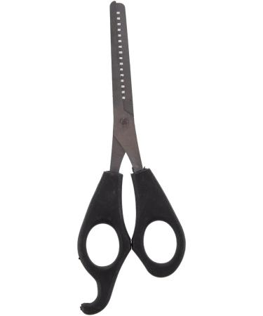 Bstepompre Stainless Steel Blade 6.3 Inch Thinning Shear Scissors Silver+Black - Buy Online on GoSupps.com