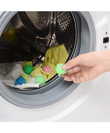 10pcs Solid Laundry Ball Reusable Dryer Cleaning Ball Laundry Scrubbing Balls Tangle-Free For Washing Machine Random Color - Buy Online on GoSupps.com
