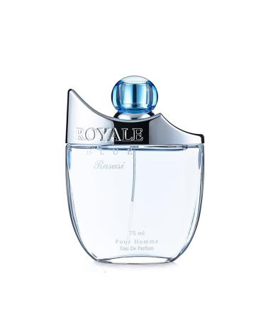 RASASI Royale Blue Eau De Parfum Spray for Men 2.5 Ounce Royale Blue for Men