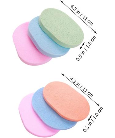 FRCOLOR 24 Pcs Cleansing Puff & Exfoliating Sponge Set - Travel-Friendly Facial Scrubber for Deep Cleaning & Skin Care - Buy Online on GoSupps.com
