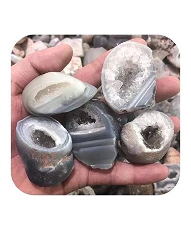 Natural Quartz Rough Agate geode raw Crystal Stone 5pc Chakra Reiki Balancing