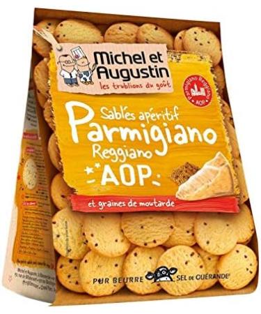  Epicerie sal e MICHEL ET AUGUSTIN - Salted Pork with Parmesan and Mustard Seeds 120G - (Pack of 4) - Buy Online on GoSupps.com