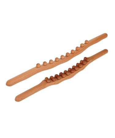 Gua Sha Stick 2 pieces of wooden scrap Guasha massage device wood Guasha tool for relaxing the neck and shoulder back muscles