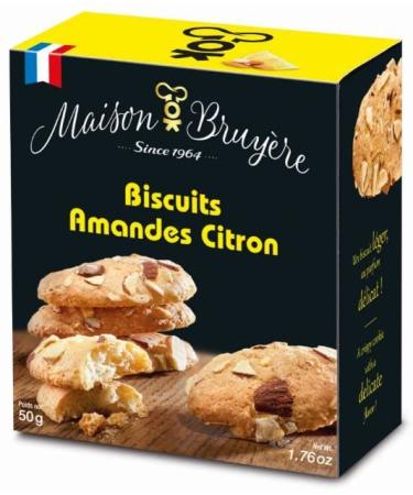Lemon almond biscuits - Handmade cakes made in France