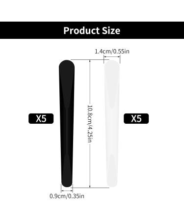 10 Pcs Cosmetic Plastic Spatulas Makeup Mask Spatula Facial Cream Spatula Reusable Beauty Spatula Smooth Makeup Tool Stick Tip Spoon for Mixing Sampling and DIY Sub-packing - Buy Online on GoSupps.com
