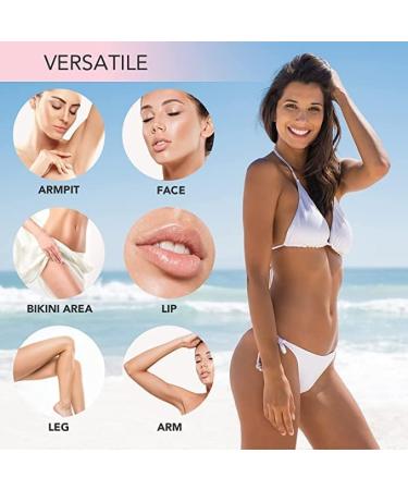 2-in-1 Electric Razor and Trimmer for Women - Painless Hair Removal Kit for Face, Body, and Bikini - Rechargeable Shaver for Smooth Skin - Buy Online on GoSupps.com