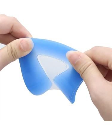 Shop Large Transparent Silicone Heel Inserts | Shock Absorption Foot Orthotics for Men | Pain Relief for Heel Spurs - Buy Online on GoSupps.com